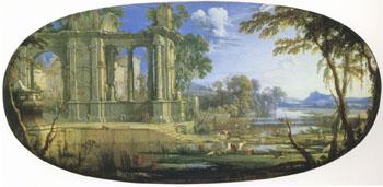 Pierre Pater The Elder Fantasti Landscape with Ruins (mk05)